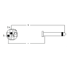 CORDIAL CPL1.5LP25 câble h.p. speakon 2 points/jack 1,5 m