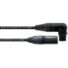 CORDIAL CPM2.5FRM câble micro avec xlr fem. coudée 2,5 m