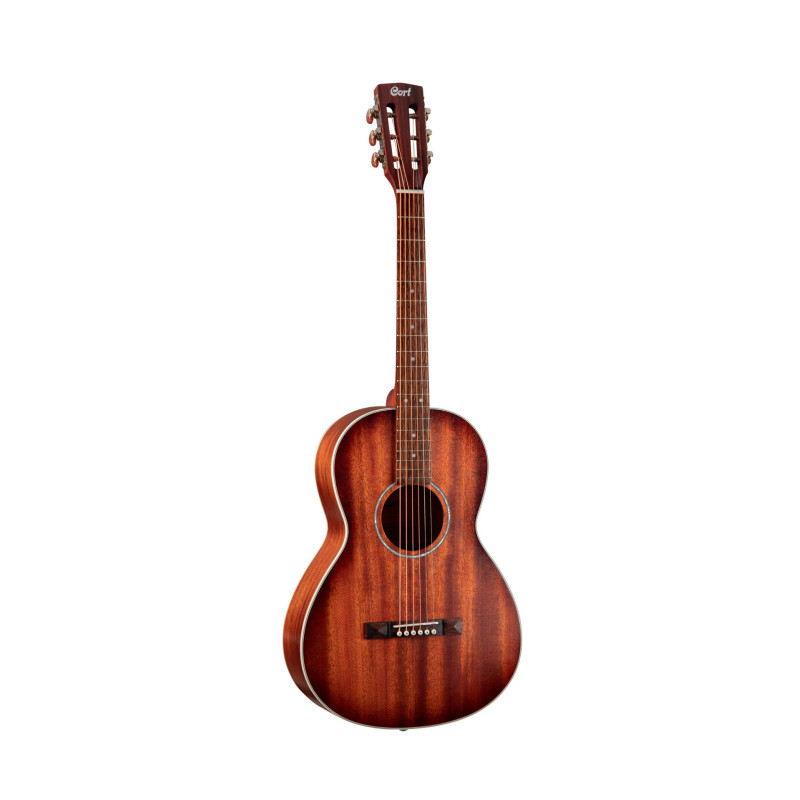 CORT AP550MOP guitare cort ap550m parlor acajou