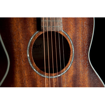 CORT AP550MOP guitare cort ap550m parlor acajou