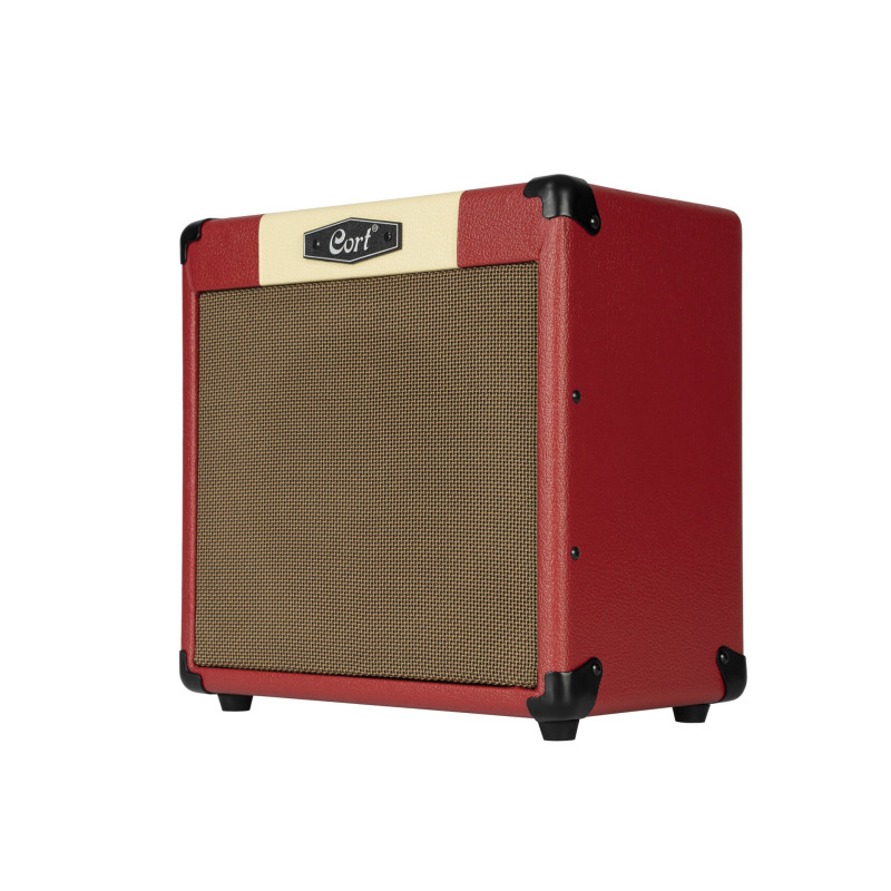 CORT CM15RDR ampli guitare cort 15w reverb rouge
