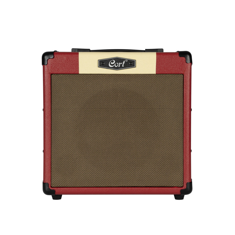 CORT CM15RDR ampli guitare cort 15w reverb rouge