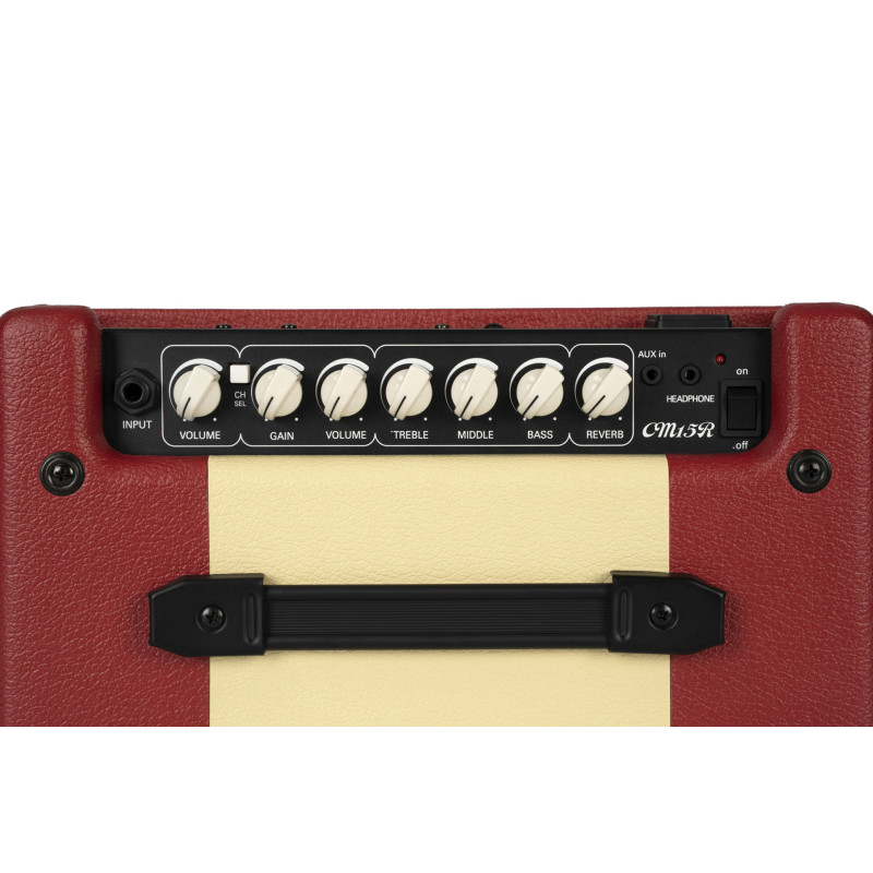 CORT CM15RDR ampli guitare cort 15w reverb rouge