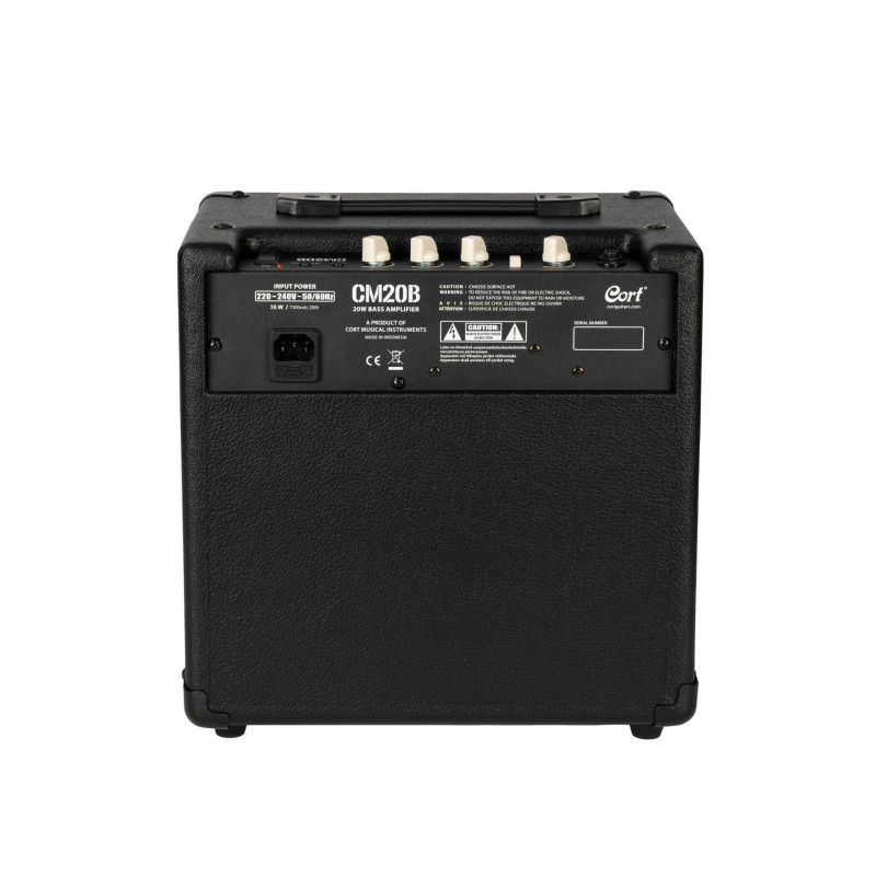 CORT CM20B ampli basse cort cm20b 20w hp 8" noir