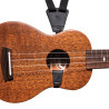 D'ADDARIO 19UKE00 Sangle pour ukulélé Eco, noire, par D'Addario