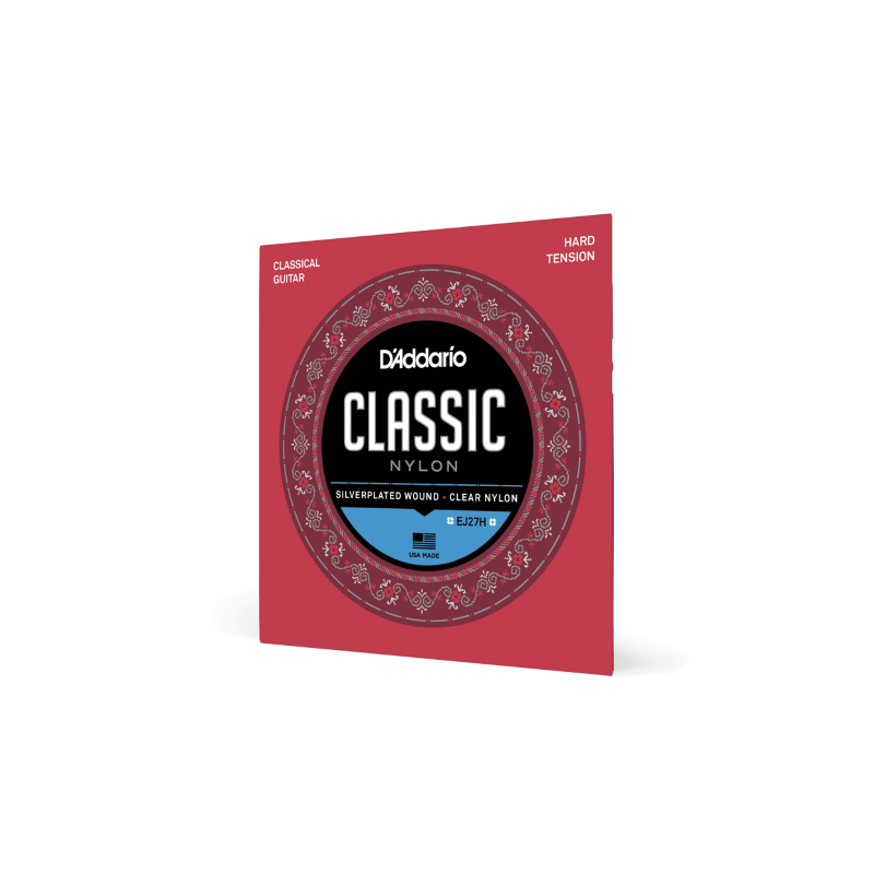 D'ADDARIO EJ27H D'Addario Cordes d'étude pour guitare classique D'Addario EJ27H, Hard