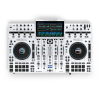 DENON DJ PRIME4+WHITE système dj tout-en-un 4 voies autonome blanc
