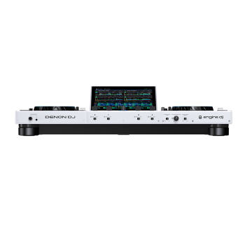 DENON DJ PRIME4+WHITE système dj tout-en-un 4 voies autonome blanc