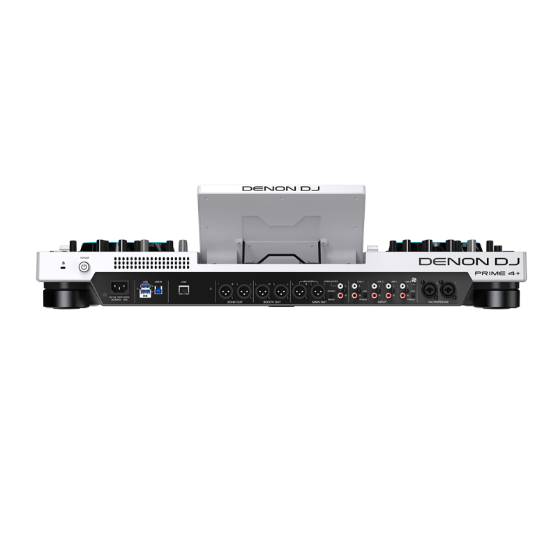 DENON DJ PRIME4+WHITE système dj tout-en-un 4 voies autonome blanc