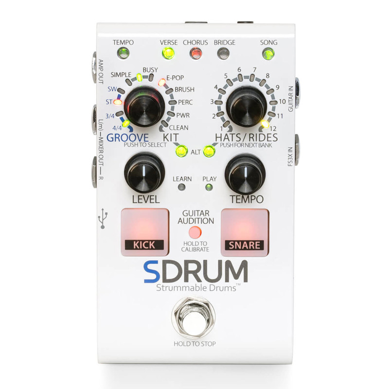 DIGITECH SDRUM pedale digitech sdrum blanc