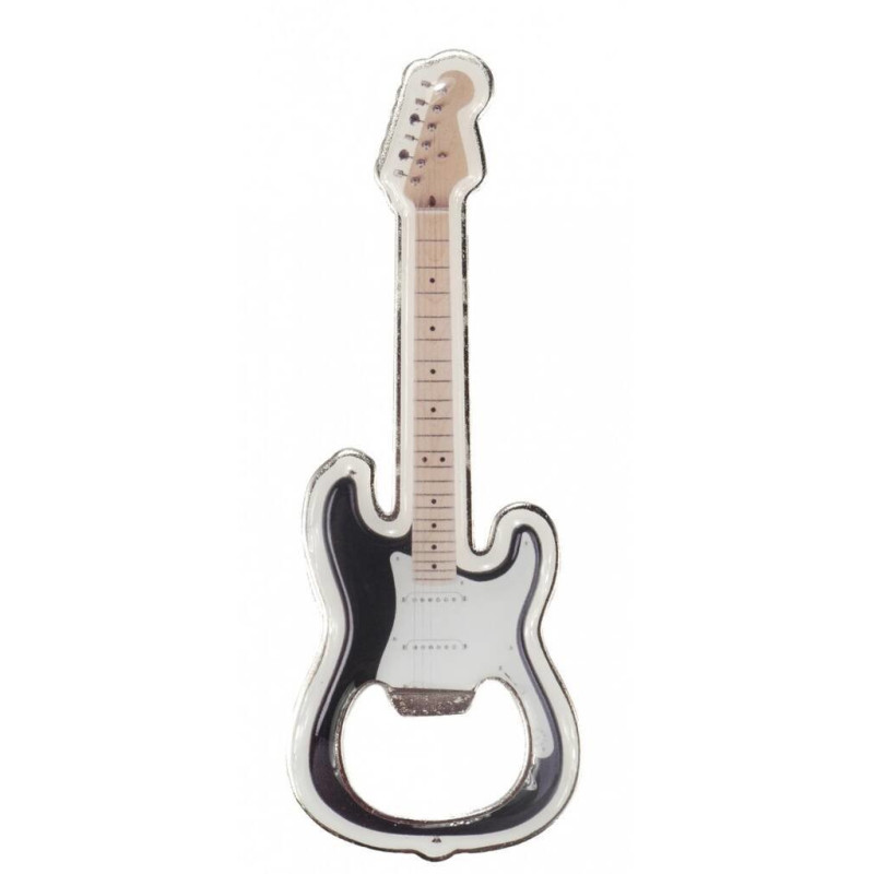 DIVERS Bottle opener with magnet electric (black) guitar