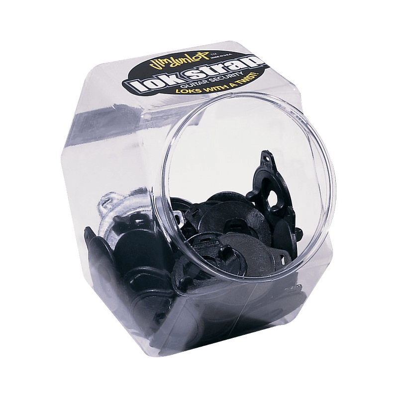 DUNLOP 7036 bocal de 36 attache-courroies lok strap noir