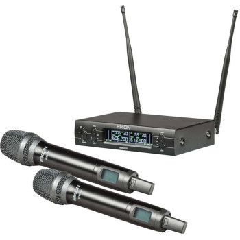 EIKON WM900DM UHF Diversity Handheld wireless 2x Mic
