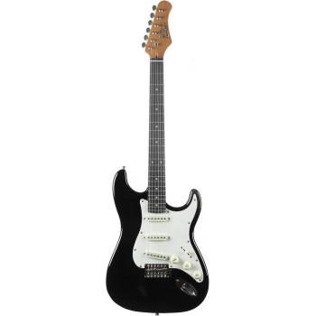 EKO ST400-BLK guitare electrique st 400 type strat black
