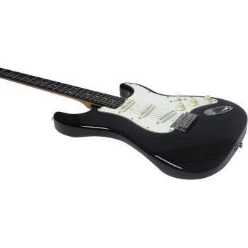 EKO ST400-BLK guitare electrique st 400 type strat black