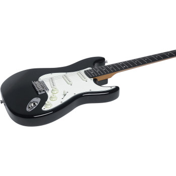 EKO ST400-BLK guitare electrique st 400 type strat black