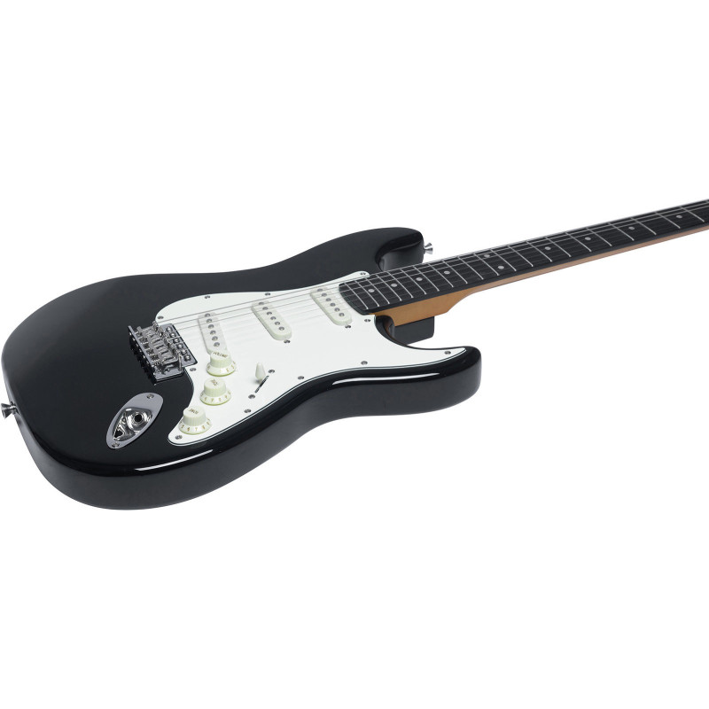 EKO ST400-BLK guitare electrique st 400 type strat black