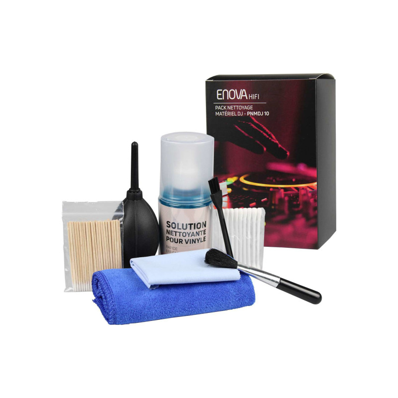 ENOVA HIFI PACK NETTOYAGE MATÉRIEL DJ - PNMDJ 10 Pack nettoyage matériel DJ