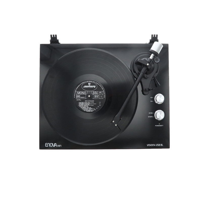ENOVA HIFI VISION4 USB BL Platine vinyle hifi USB/Bluetooth - finition noire