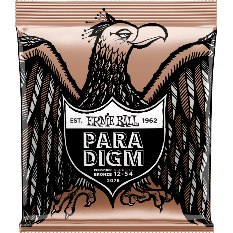 ERNIE BALL 2076 paradigm phosphore bronze medium light 12-54