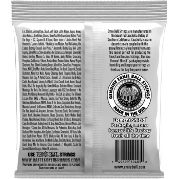 ERNIE BALL 2403 ernesto palla nylon clair-métal argenté