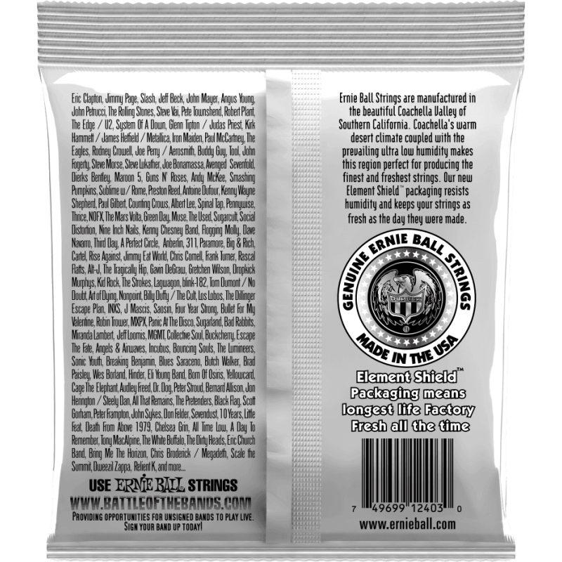 ERNIE BALL 2403 ernesto palla nylon clair-métal argenté