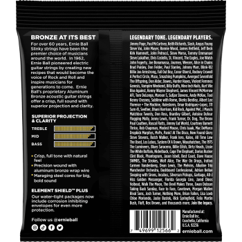 ERNIE BALL 2566 aluminium bronze medium light 12-54