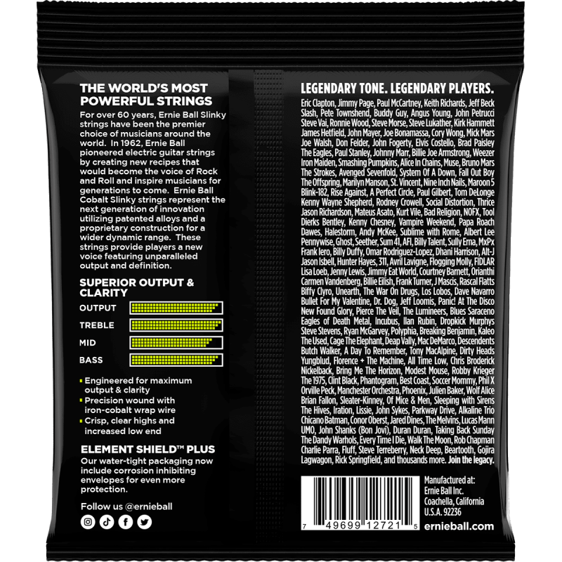 ERNIE BALL 2721 slinky cobalt 10-46