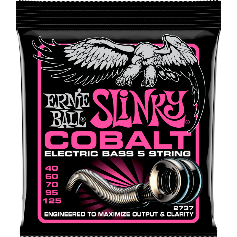 ERNIE BALL 2737 slinky cobalt /5 cordes 40-125