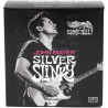 ERNIE BALL 3817 cordes électriques john mayer silver slinky nickel wound - 10,5-47 - pack de 6