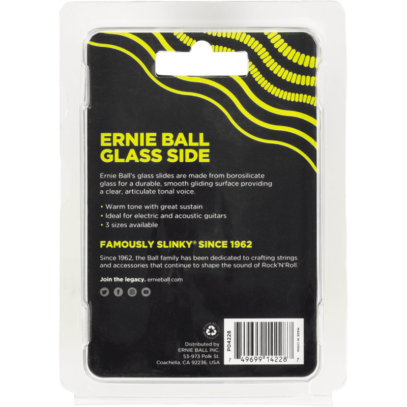 ERNIE BALL 4228 bottlenecks verre medium