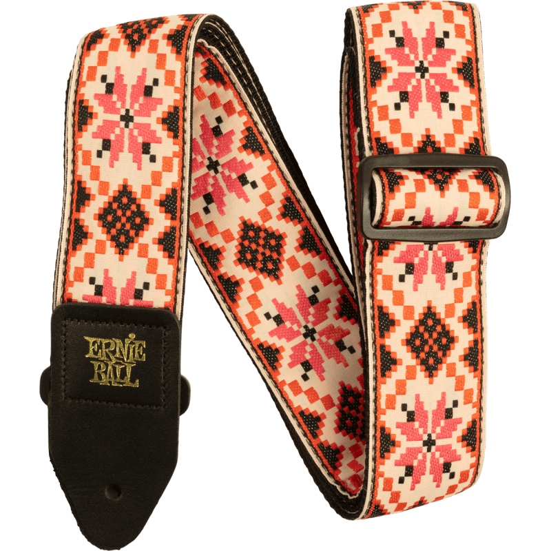 ERNIE BALL 5337 sangle jacquard cinnamon needlepoint