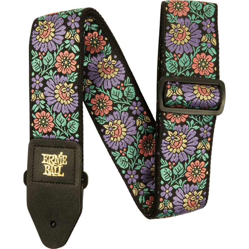 ERNIE BALL 5340 sangle jacquard evening bloom