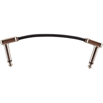 ERNIE BALL 6225 cables instrument patch - coudé fin & plat - 7,5 cm