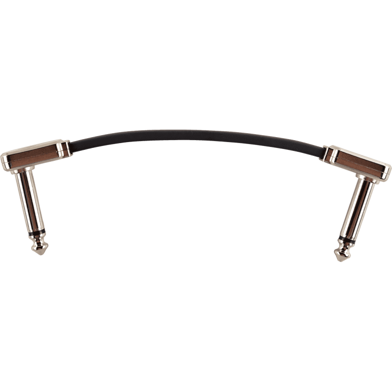 ERNIE BALL 6225 cables instrument patch - coudé fin & plat - 7,5 cm
