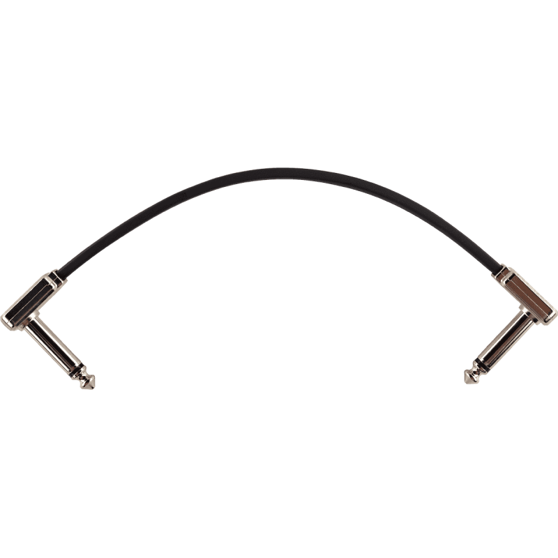 ERNIE BALL 6226 cables instrument patch - coudé fin & plat - 15 cm