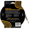 ERNIE BALL 6472 cables instrument classic silent jack/jack 3m noir