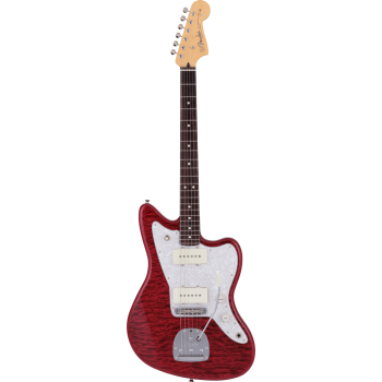 FENDER  Hybrid II Jazzmaster touche palissandre Quilt Red Beryl