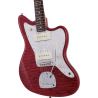 FENDER  Hybrid II Jazzmaster touche palissandre Quilt Red Beryl