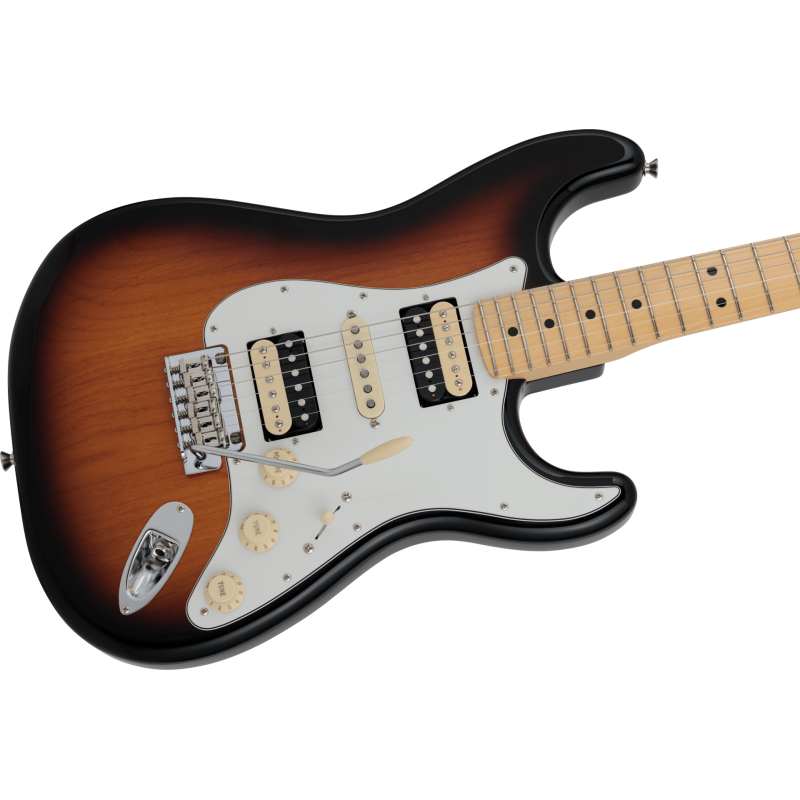 FENDER  Hybrid II Stratocaster HSH touche erable 3-Color Sunburst