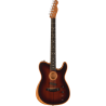 FENDER American Acoustasonic Telecaster All-Mahogany touche ebene Bourbon Burst