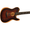 FENDER American Acoustasonic Telecaster All-Mahogany touche ebene Bourbon Burst