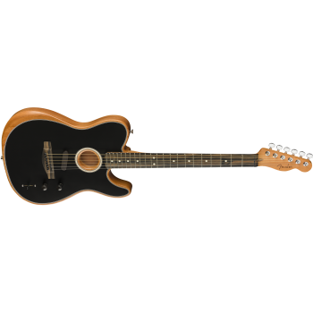 FENDER American Acoustasonic Telecaster touche ebene Black