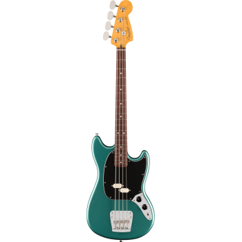 FENDER American Professional Classic Mustang Bass touche palissandre Faded Sherwood Green Metallic