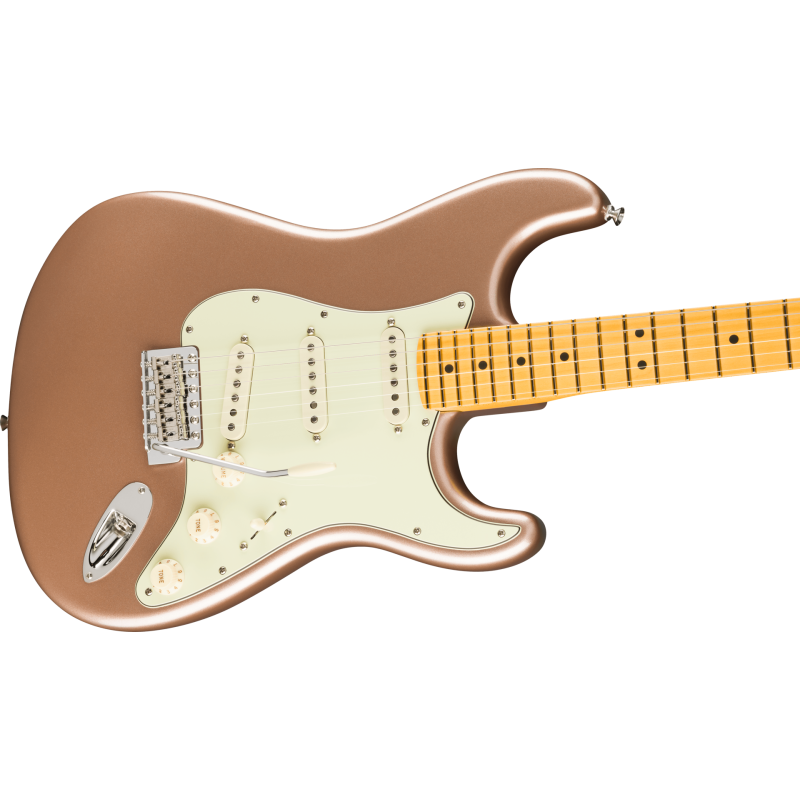 FENDER American Professional Classic Stratocaster touche erable Faded Firemist Gold