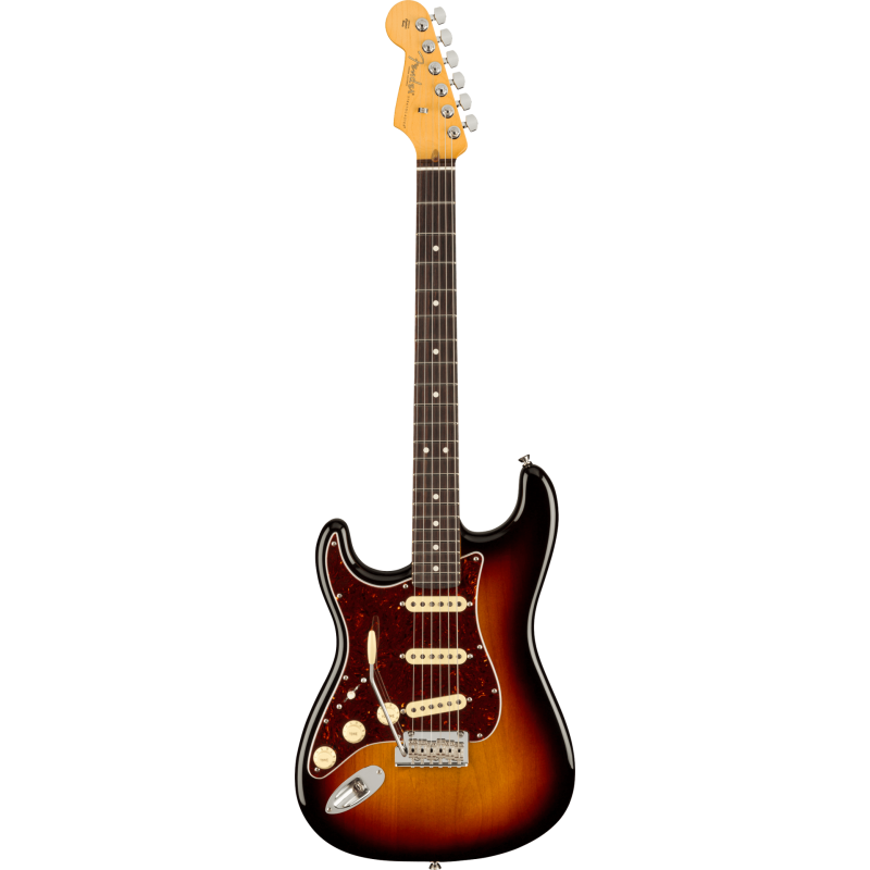 FENDER American Professional II Stratocaster Gaucher touche palissandre 3-Color Sunburst