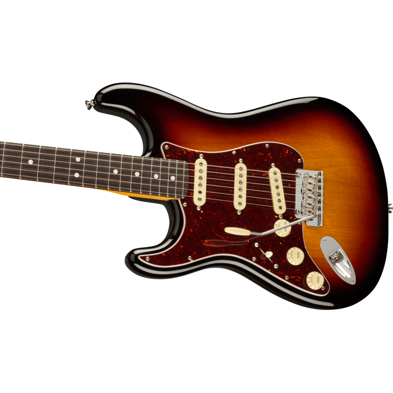 FENDER American Professional II Stratocaster Gaucher touche palissandre 3-Color Sunburst