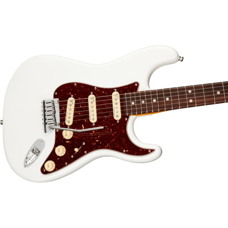 FENDER American Ultra Stratocaster touche palissandre Arctic Pearl