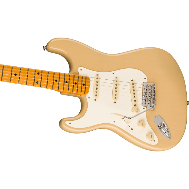 FENDER American Vintage II 1957 Stratocaster Gaucher touche erable Vintage Blonde