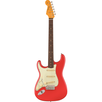 FENDER American Vintage II 1961 Stratocaster Gaucher touche palissandre Fiesta Red